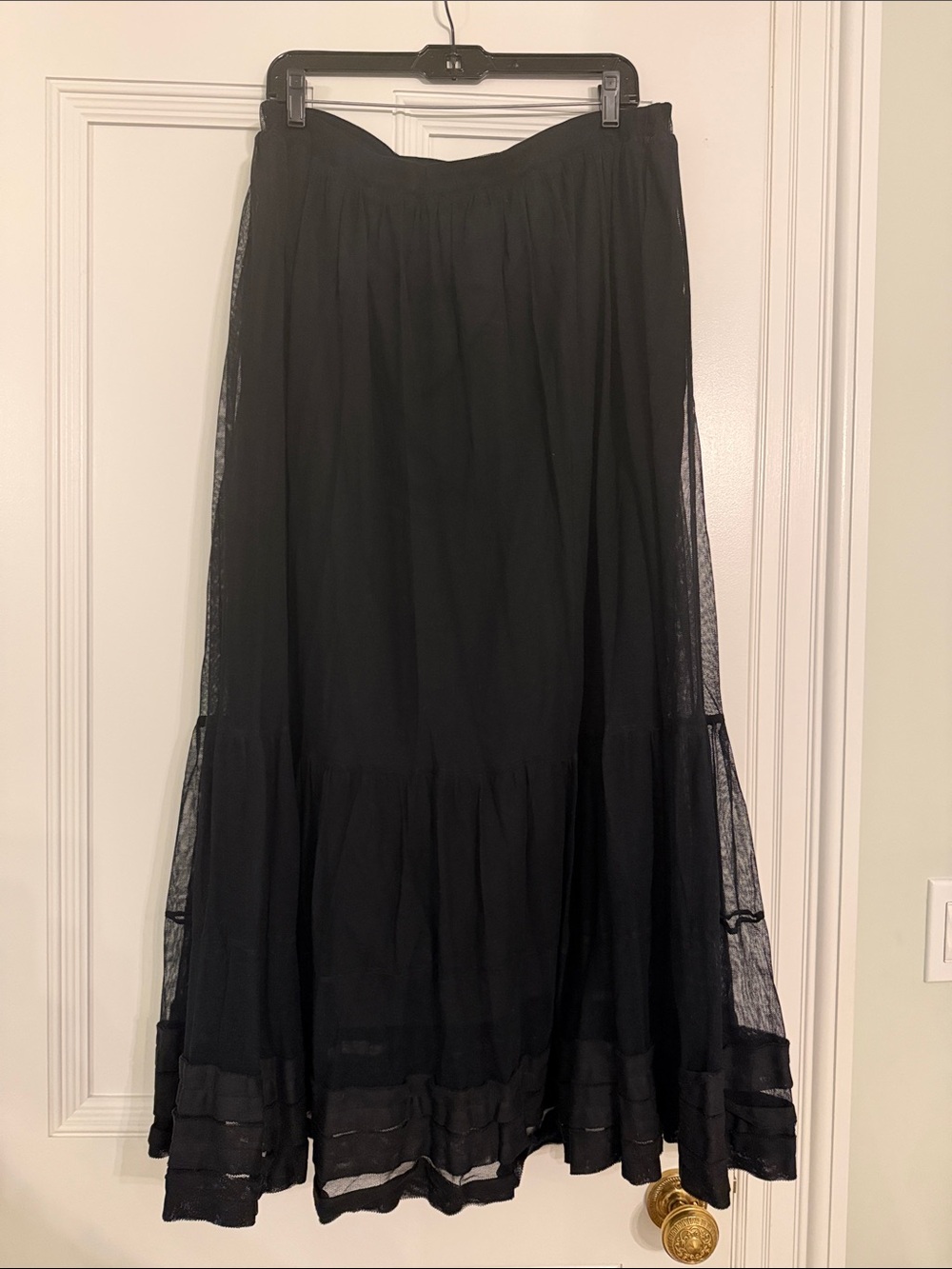 Lilith Black Maxi Skirt